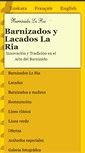 Mobile Screenshot of barnizadosylacados-laria.com